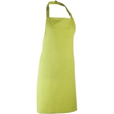 Premier Workwear Klasická zástěra za krk PR150 Lime Pantone 382 72x86cm