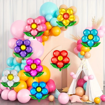 Фолиев балон цвете Маргаритка 50 х 45 см