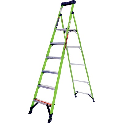 Little Giant Ladder Стълба с платформа от фибростъкло Little Giant MightyLite 6 стъпала (15368EN-001)