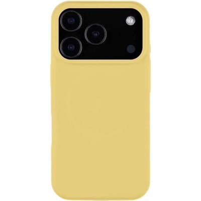 Tactical Силиконов калъф с MagSafe за iPhone 17 Pro - Tactical MagForce Velvet Smoothie Cover (жълт) (57983126661)