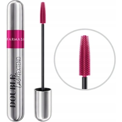 Farmasi Double Lash Extend řasenka pro prodloužení, natočení a objem Black 12 ml – Hledejceny.cz