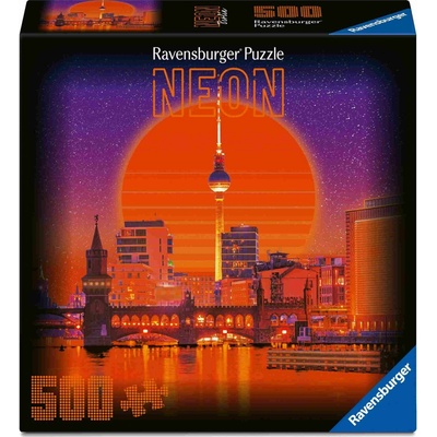 Ravensburger Čtvercové Neon Berlín 500 dílků