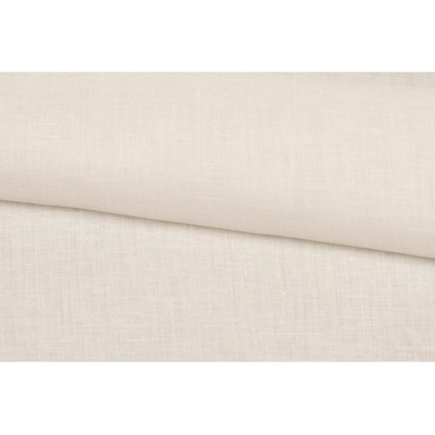Košilový len – bílá ivory