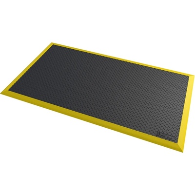 Notrax 546 Diamond Flex Protiúnavová rohož s diamantovým vzorom čierno-žltá 97 x 163 cm