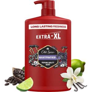 Old Spice Душ гел и шампоан 3 в 1 Old Spice Nightpanther за тяло, коса и лице, 1000 мл (452670)