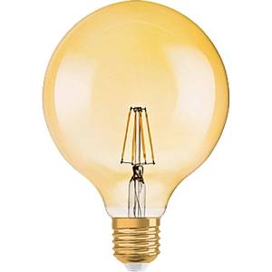 OSRAM Led КРУШКА osram vintage 1906 globe 125 4w e27 fil gold 2600k (20240135)