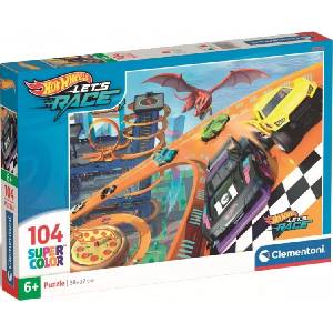Clementoni Детски пъзел Clementoni от 104 части - Hot Wheels (вариант 1) (25760) - ozone