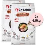 ONTARIO Cat Sterilised 7+, 2 x 6, 5 кг