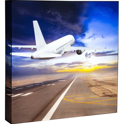 Jansen Display Rovná Pop-up Impress Stěna s LED 5 x 4, 3707 x 2975 mm