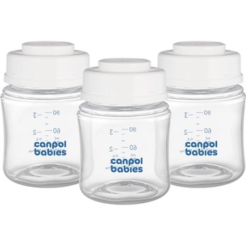 Image 1 of Canpol babies Bottle Set шише за съхранение на кърма 0 m+ 3x120ml