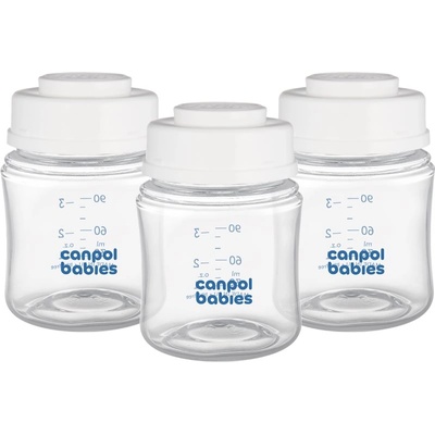 Canpol Babies Bottle Set шише за съхранение на кърма 0 m+ 3x120ml