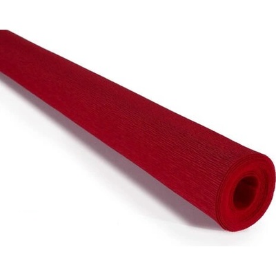 Italský krepový papír Cartotecnica Rossi 90g (50 x 150cm) - červená 392