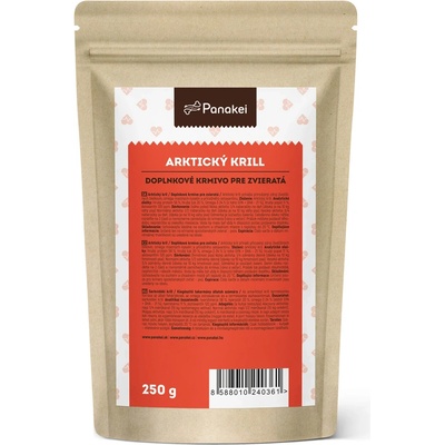 Panakei Arktický krill pre psov Omega-3 EPA+DHA 250 g