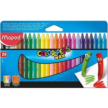 MAPED Voskovky "Color Peps" Wax 24ks