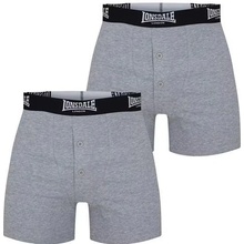 Lonsdale 2 Pack Boxers Mens