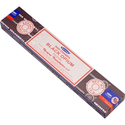 Satya Black Opium indické vonné tyčinky 15 g – Zbozi.Blesk.cz