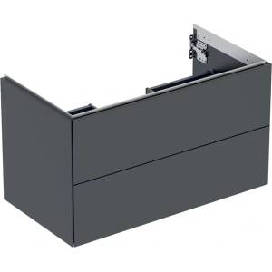 Geberit Окачен долен шкаф Geberit One матово черно 90 см (505.263.00.8)