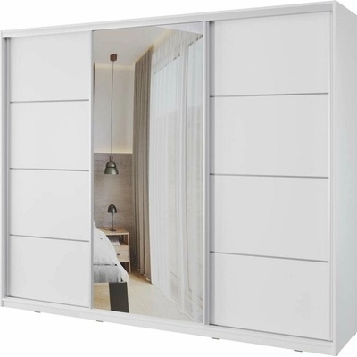 Nejlevnější nábytek NEJBY BARNABA posuvné dvere 250 cm biela