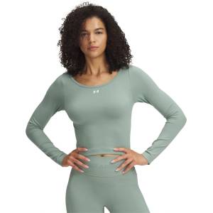 Under Armour Women's Vanish Seamless Long-Sleeve Performance Gym Top - Silica
