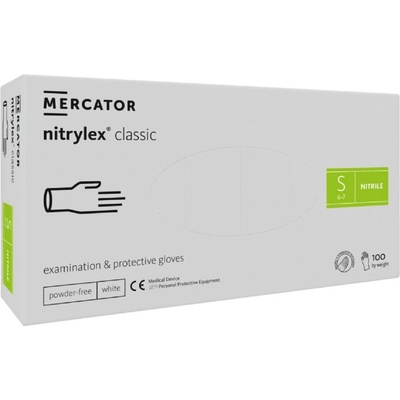 Mercator CLASSIC biele S 100ks
