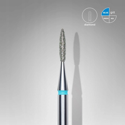 Staleks Diamantová fréza Flame modrá 1,6 mm/8 mm FA10B016/8