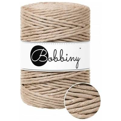 Bobbiny Macrame cord - 5mm Bobbiny - Macrame cord - 5mm: Golden sand