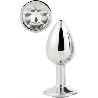 DreamToys Gleaming Love - анален плъг (сребърен)