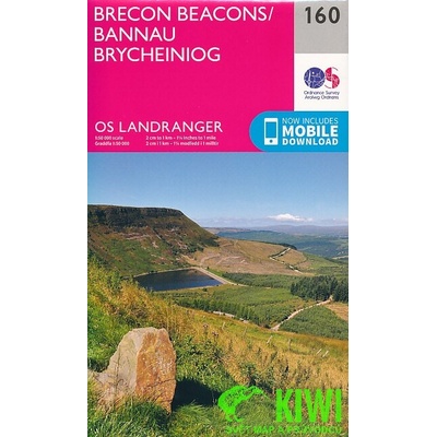 mapa Brecon Beacons 1:50 t.