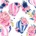 Softshell zimný ballons pink indigo