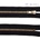 Zips džínsový čierny, 18 cm