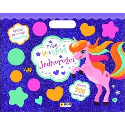 Jednorožci Maluj lep a vyprávěj 200 samolepek