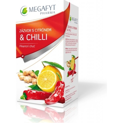 Megafyt Ovocný Zázvor s citrónem a chilli 20 x 2 g