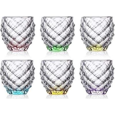 Crystal Bohemia BOHEMIA MORRIS COLOR SKLENICE NA WHISKY 6 x 340 ML