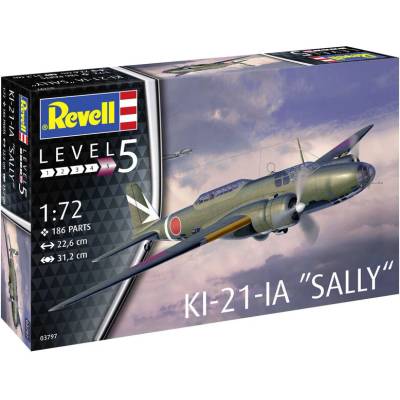 REVELL Plastic ModelKit letadlo 03797 Ki 21 la 1:72
