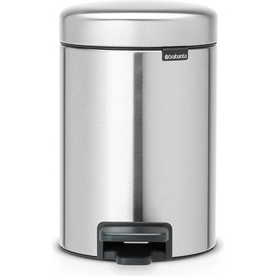 Brabantia Кош за смет с педал Brabantia NewIcon 3L, Matt Steel Fingerprint Proof (649003)