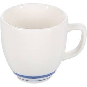 BonBistro Бяла/синя порцеланова чаша за капучино 200 ml Azul - BonBistro (740431)