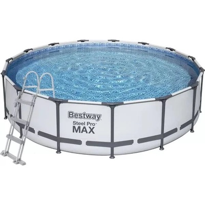 Bestway Bestway: Steel Pro MAX комплект метален басейн с стълба и филтърна помпа - 488 x 122 см (56121)