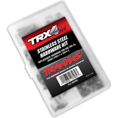 Traxxas spojovací materiál nerez kompletní sada pro TRX-4M