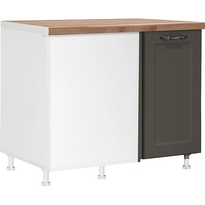 Matis Кухненски шкаф долен ъглов с една врата contempo du100 сив