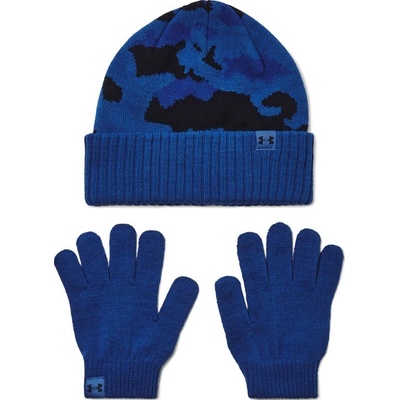 Under Armour B Beanie/Glove Combo-BLU 1386641-432