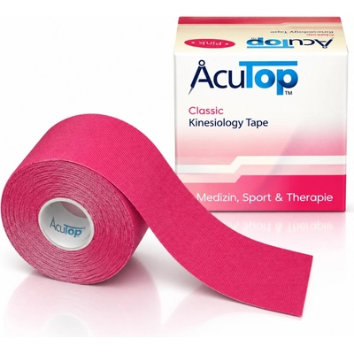 Acu Top Kinezilogické tejpy ružový 5 cm x 5 m