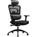 Huzaro Геймърски стол Huzaro Combat 7.0, до 150kg, изкуствена кожа, пластмасова основа, регулируеми подлакътници, регулируема облегалка, лумбална опора, черен (Combat 7.0 Black)