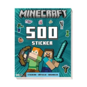 Minecraft: 500 Sticker- Stickern - Rätseln - Ausmalen | Panini (2024)