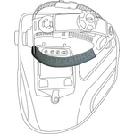 Delta Plus Delta basweld / Ленти за пот за заваръчни каски barrier 2 и screen, опаковка: 10 броя Универсални (basweno)