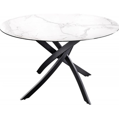 Anvicti1 Kulatý ALPINE WHITE 120 cm keramika JS44230