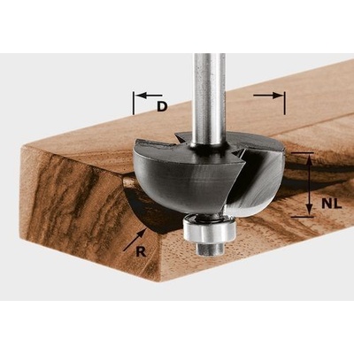 FESTOOL Vykružovací fréza HW S8 D31,7/R9,5 KL