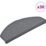vidaXL Изтривалки за стълби, 30 бр. , 65x24x4 см, светло сиви и сини, полукръгли, големи (3365764)