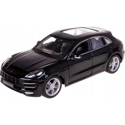 BBurago Plus Porsche Macan čierna 1:24
