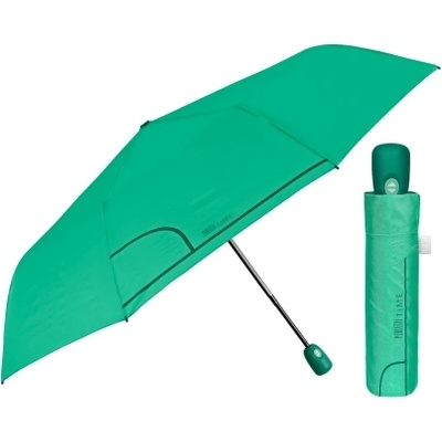 Дамски съваем автоматичен Open-Close чадър Perletti Time 26355, Мента