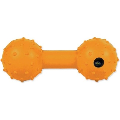 Trixie gumová činka s rolničkou 12 cm PR